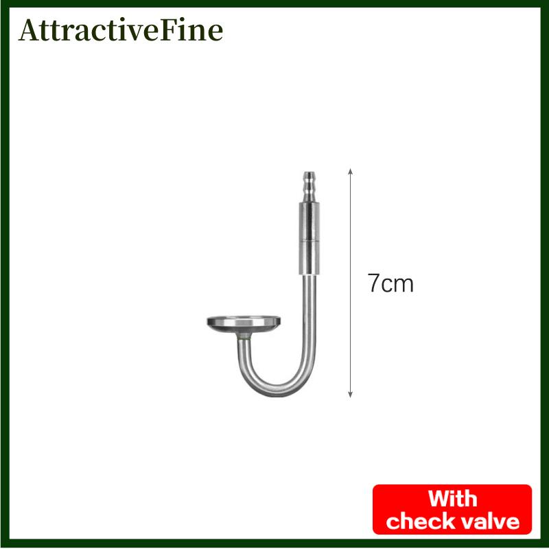 AttractiveFine Zrdr Aquarium CO2 Máy phun sương CO2 khuếch tán gương 304 thép không gỉ áp lực giảm solenoid van Refiner cho thực vật thủy sinh tăng trưởng Fish Tank CO2 Refiner - 3