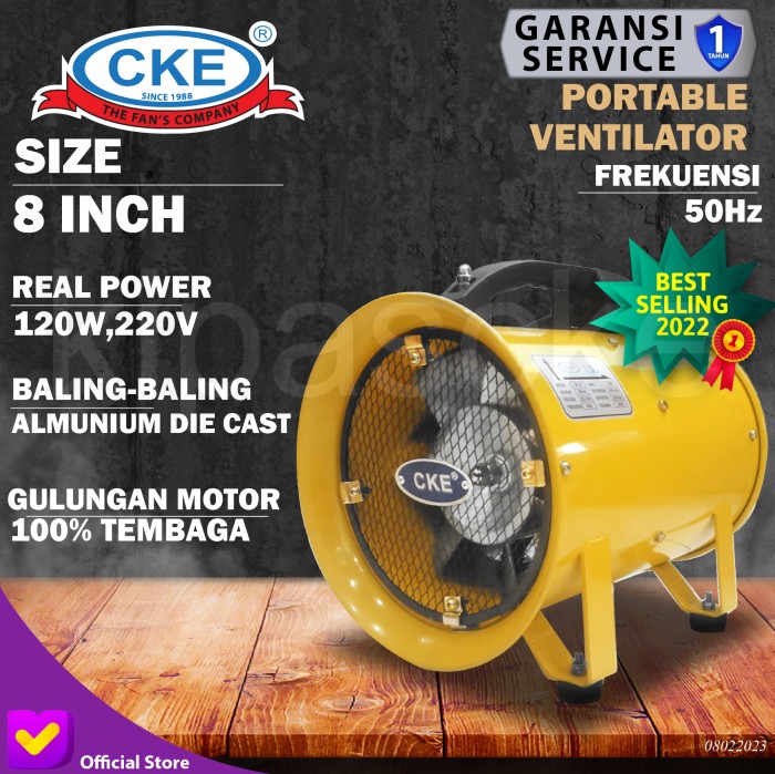 PORTABLE VENTILATOR / BLOWER / EXHAUST 8 INCH KIPAS BLOWER INDUSTRI Harga  1,633,000 Ringgit*Penghantaran Percuma