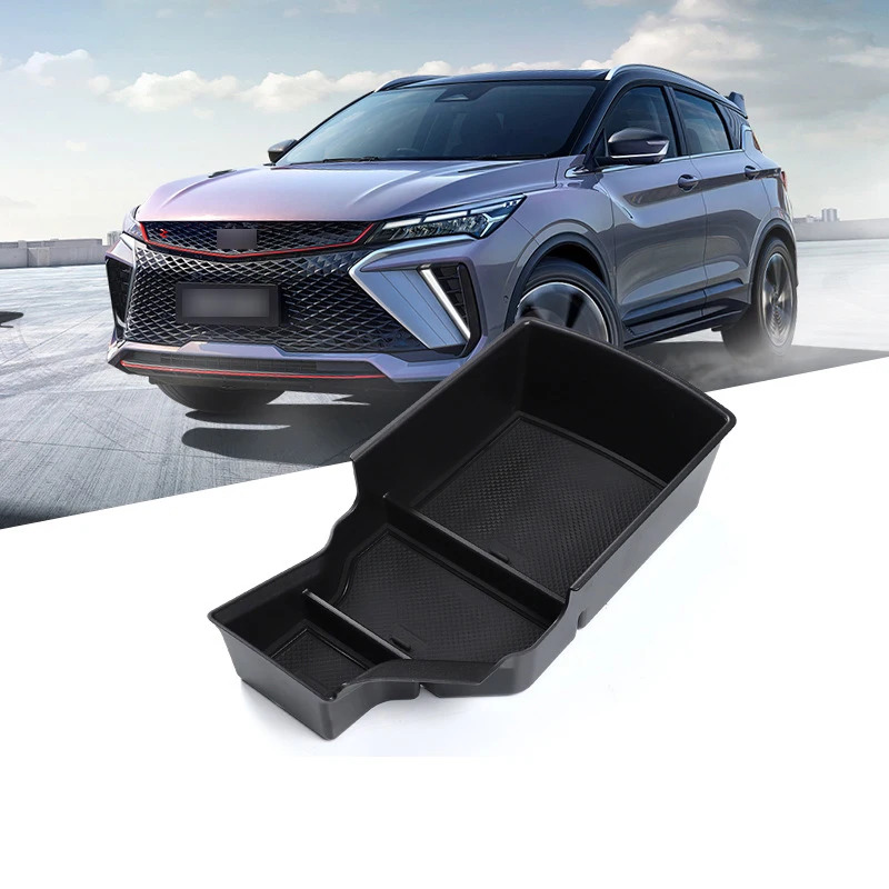 Cho geely New coolray 2024 2023 điều khiển trung tâm tay vịn hộp lưu trữ nội thất sửa đổi phụ kiện