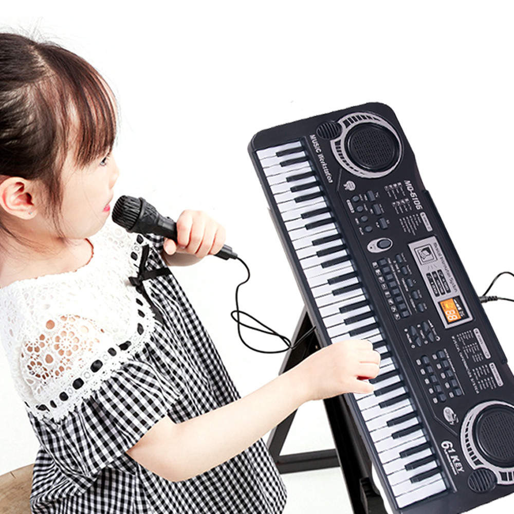 Kids' Electronic Keyboard Piano with Microphone - Fun Educational Gift