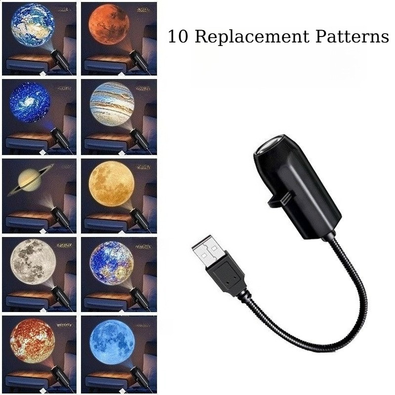 【Zhaozhao】 โคมไฟดาว sky projector โปรเจคเตอร์เปลี่ยนลายท้องฟ้าได้ ชาร์จ USB ไฟตกแต่งห้องนอน โคมไฟโปรเจคเตอร์