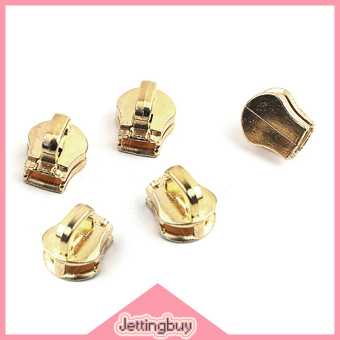 Flash Sale 10PCS 5 # dây kéo kim loại đầu kéo thanh trượt Zip khóa túi hành lý may tự làm sửa chữa Kit Phụ kiện phần cứng