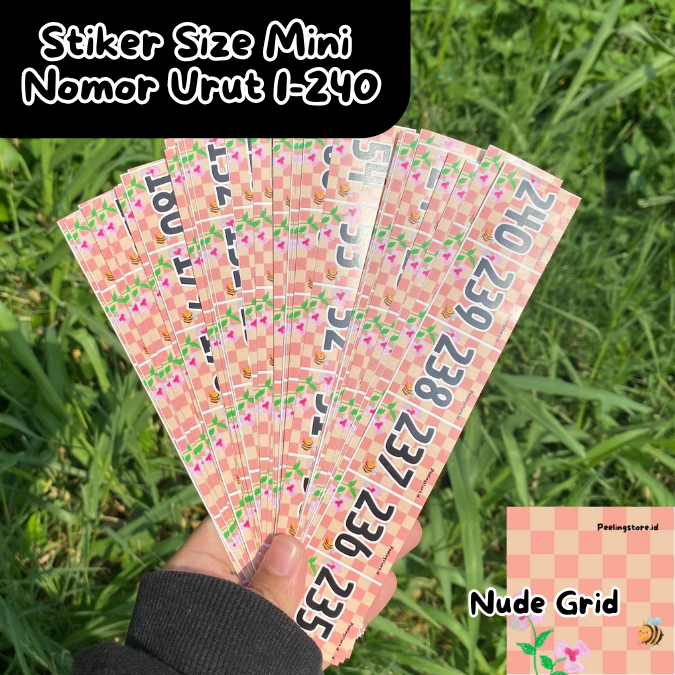 Stiker Nomor Urut Size Mini 1-240 / Stiker Angka Size Mini 1-240 / Stiker Nomor / Stiker Nomor Urut/ Stiker Angka 1-240 Size Mini / Stiker Angka 1-240