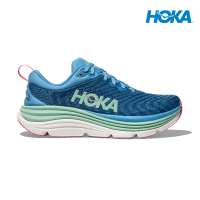 HOKA Women Gaviota 5 Wide - Alpine Blue / Jadeite