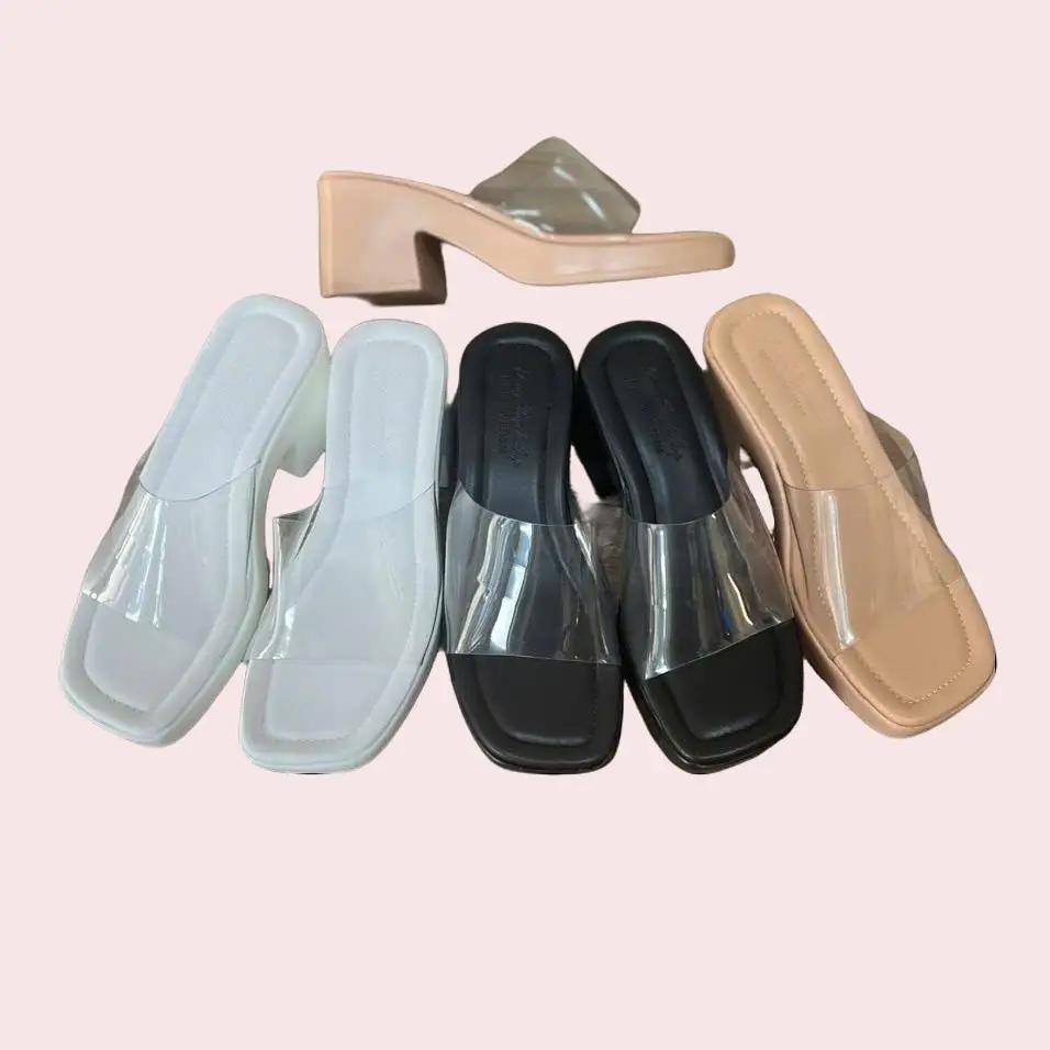 DÉP NỮ CAO GÓT - ĐẾ CAO ̣6F -(MS 26) - QUAI MIKA TRONG DéP GiàY Shoes