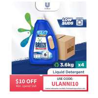 [Bundle of 4] Breeze Anti-Bacterial And Colour Protect Liquid Detergent 3.6KG