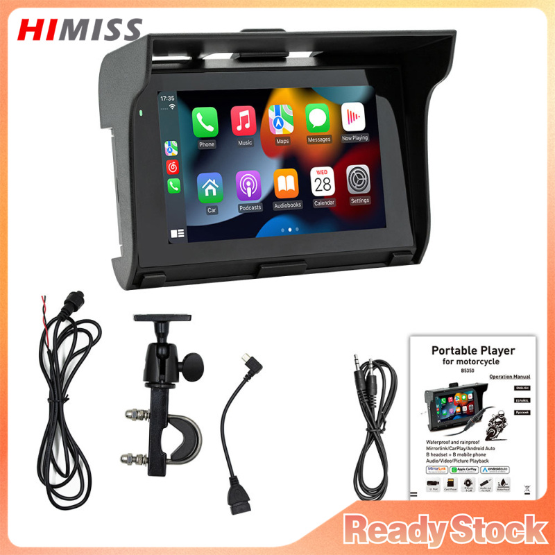 Portable Car Stereo, 5 Inch Touch Screen Wireless Car Radio Receiver Multimedia Player Compatible With Android Auto Ios Car Interaction System B5350 ราคา 5,022 บาท*ส่งฟรี