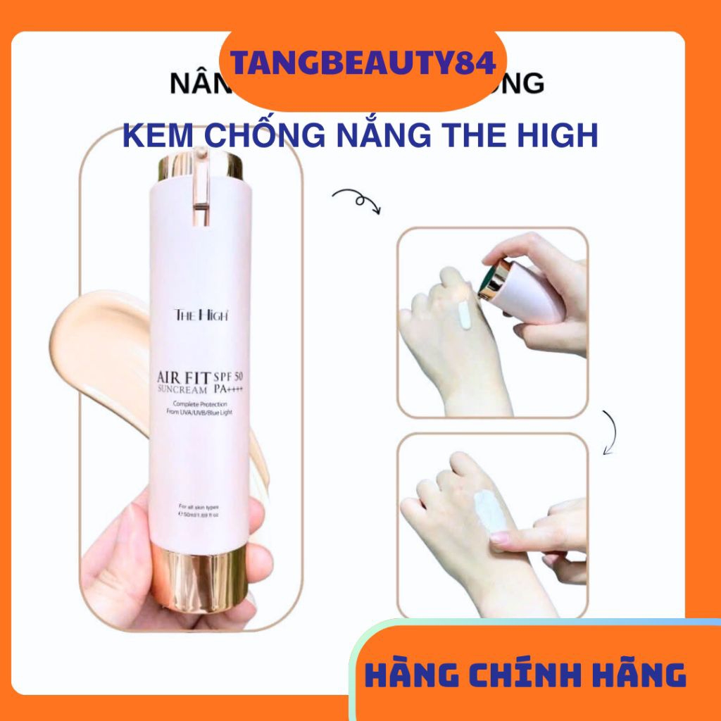 Kem Chống Nắng The High Airfit Sun Cream 50ml - Thay thế lớp makeup