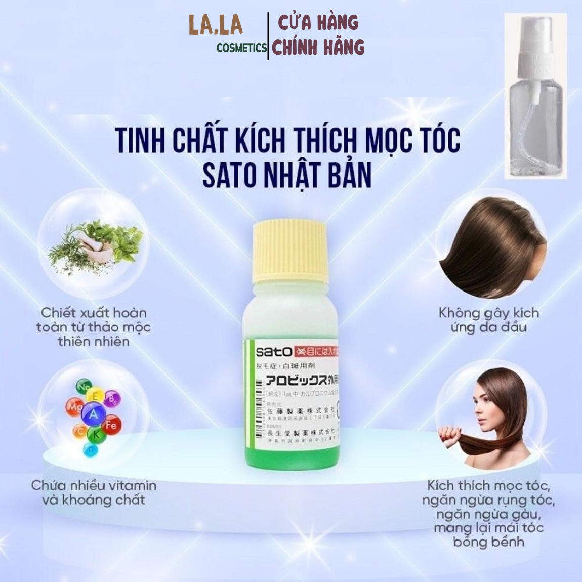 Tinh chất kích thích mọc tóc SATO nhật bản
