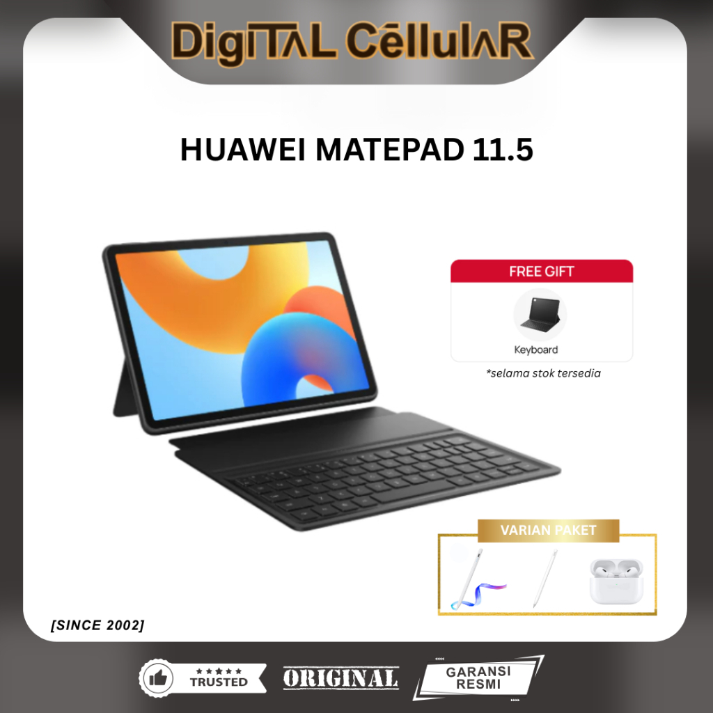 Huawei Matepad 11.5 6/128 Gb Official Warranty Harga 4,225,000 rupiah*Gratis Ongkir