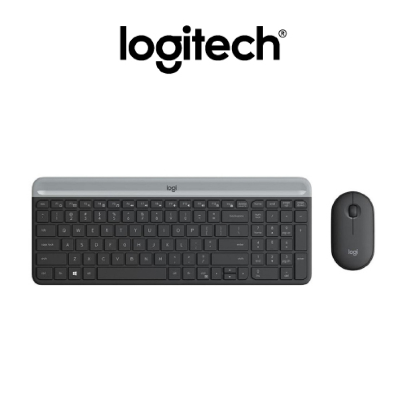LOGITECH  MK470 Slim, Compact and Quiet Wireless Keyboard and Mouse Combo - SG IT Singapore