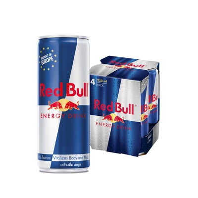 เรดบูล เอนเนอร์จีเครื่องดื่มชูฯ4X250ML. ราคา 289 บาท*ส่งฟรี