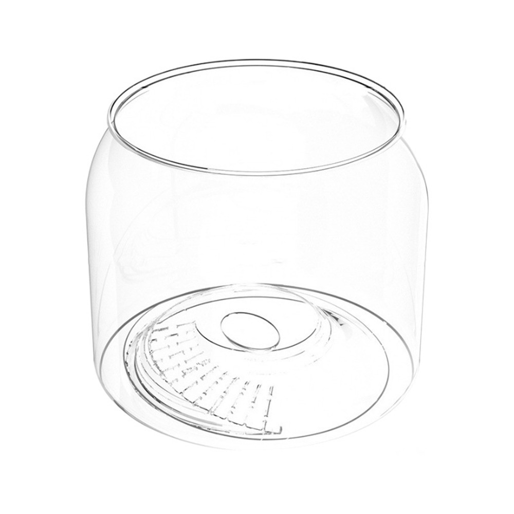 ZENDO12 Nhựa Bể cá tròn Trong suốt Chống vỡ Xem bể chứa Bền bỉ Trang trí Bể cá nhỏ để bàn cho Gia đình - 2