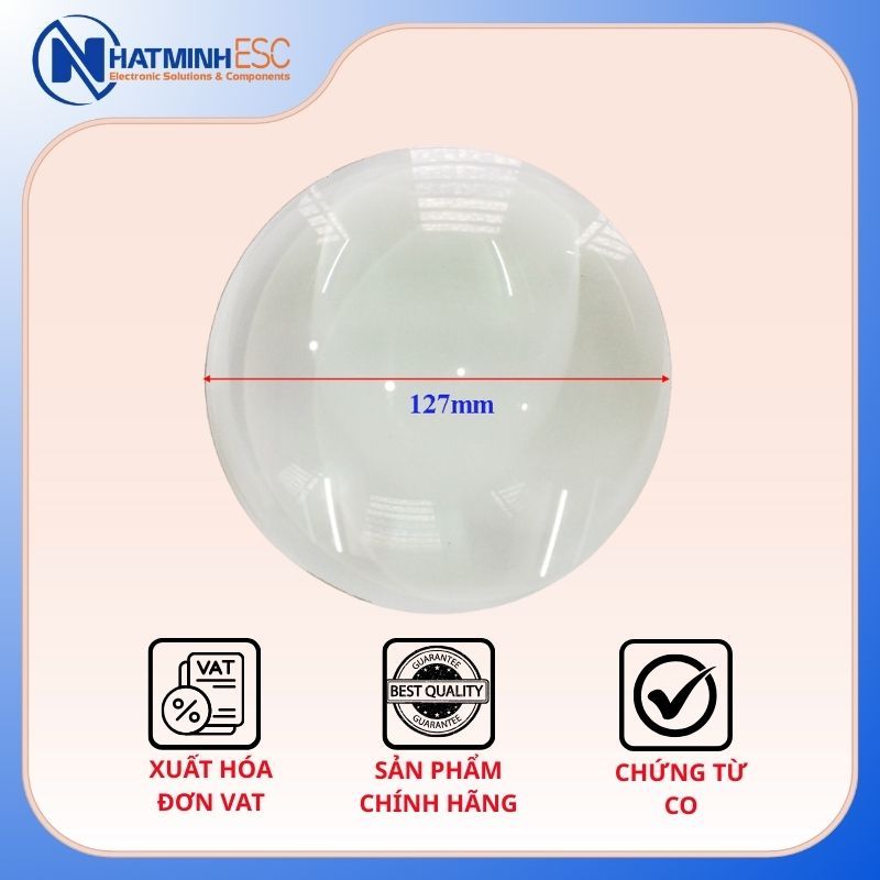 Thấu kính 10X 127mm tiêu chuẩn dùng cho kính lúp LT-86