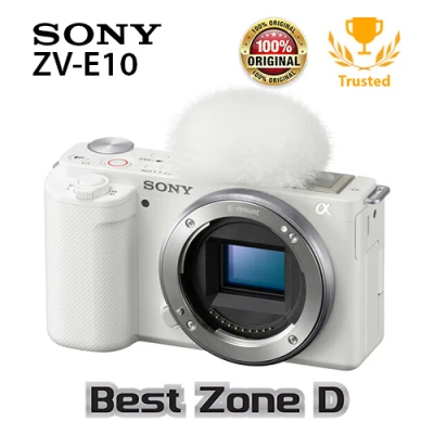 Sony ZV-E10 mirrorless vlog camera Body ZVE10 (White)