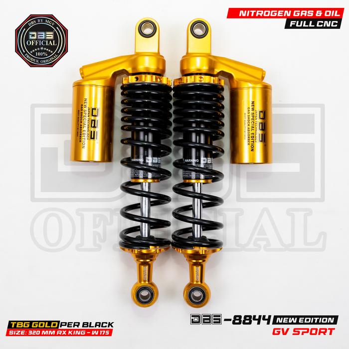 PROMO DBS 8844 GV SPORT NEW SPECIAL EDITION SHOCK BELAKANG SUPRA REVO BLADE W175 RX KING VERZA TIGER MEGA PRO 320MM - OTO EXPRESS Harga 1,236,000 rupiah*Gratis Ongkir