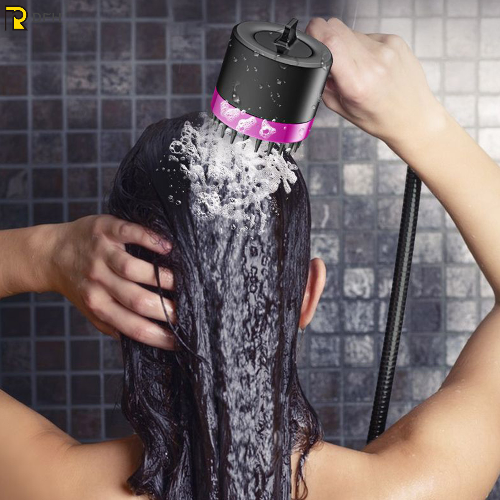 Đầu vòi sen cầm tay với bộ lọc 3 phun thiết lập áp lực cao không làm tắc nghẽn vòi sen đầu cho RV phòng tắm nhà tắm phun