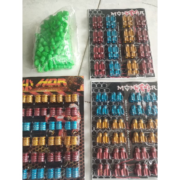 Tutup Pentil Velg Ban Motor Mobil Sepeda Universal Harga 1,500 rupiah*Gratis Ongkir