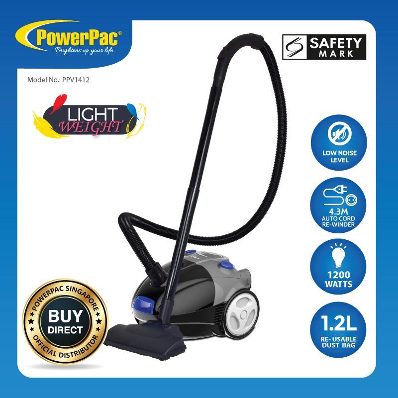 PowerPac Light Weight Vacuum Cleaner with 1200Watts ( PPV1412) Singapore