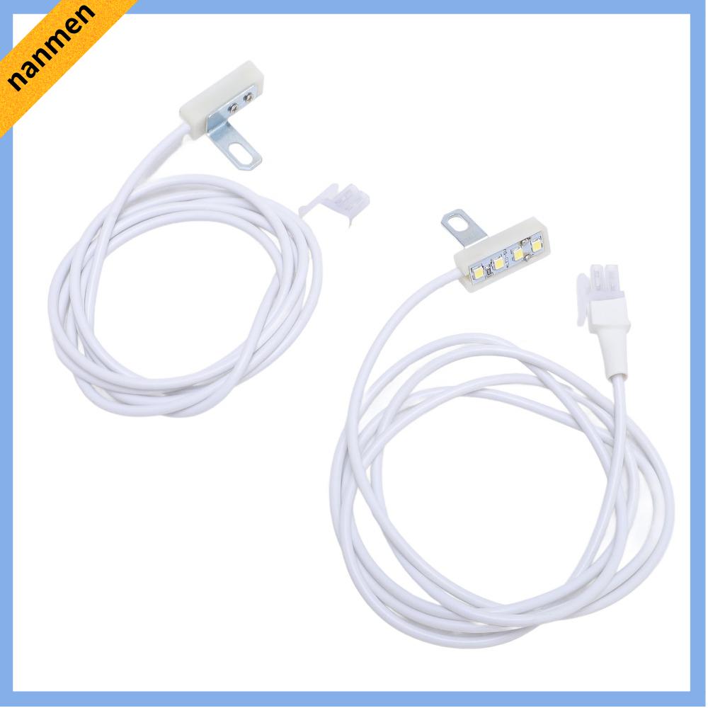 NANMEN 2pcs Cài đặt dễ dàng Đèn LED làm việc Linh hoạt Bền bỉ Đèn máy may Đèn chiếu sáng Công nghiệp Đèn máy may vắt sổ Cho Pegasus 700 M800 EX3200 5200, cho máy may SiRUBA 747 988, cho 6000 8000, cho 3300 3600 6700 Máy may