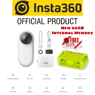 Insta360 GO 2 (64GB) - World's Smallest Action Camera(Official Product)(1 Year Warranty)(100% Original)(Ready Stocks)(Fast delivery)
