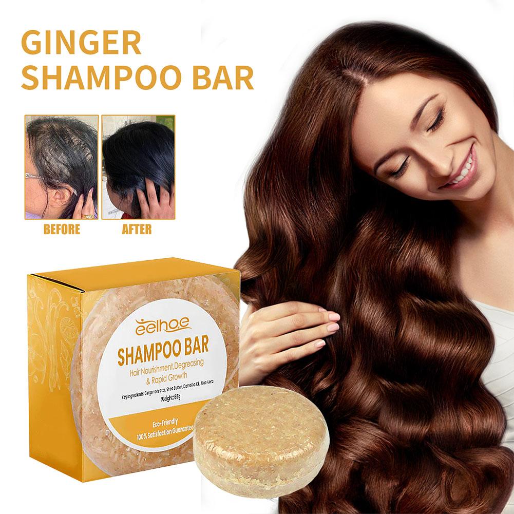 65g Ginger Shampoo Anti Dandruff Anti Hair Loss Hair Soap Z6W9