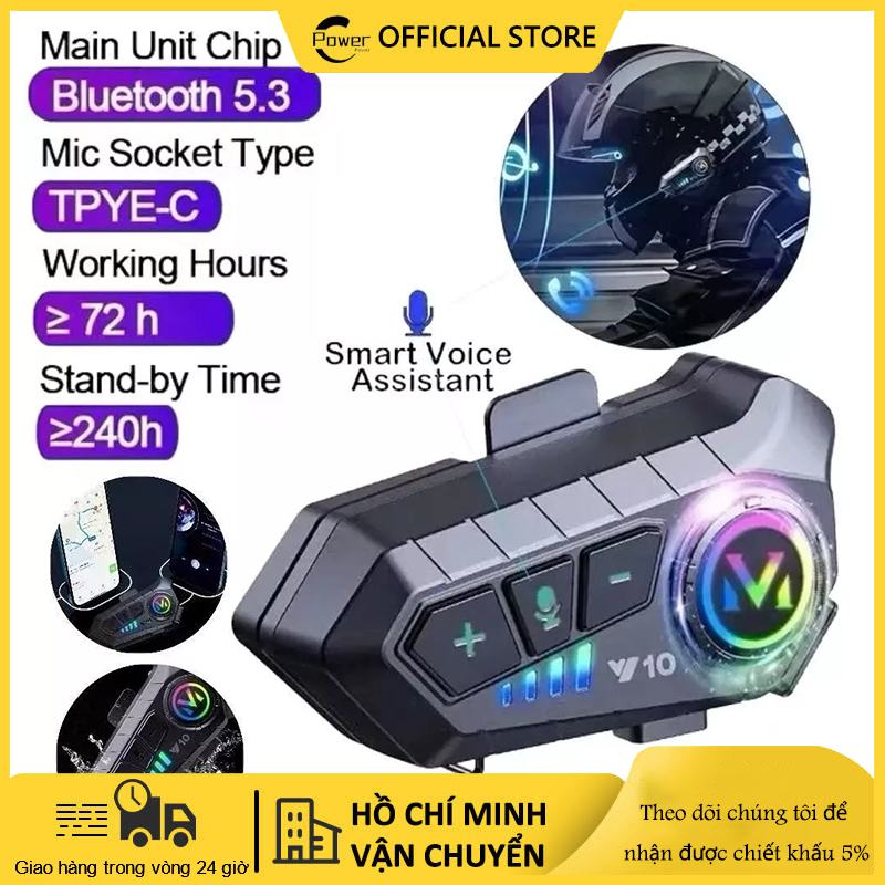 【FREESHIP】Tai Nghe Y10 Mũ Bảo Hiểm Xe Máy Tai Nghe Bluetooth Full Nửa Tai Nghe Nhét Tai Xe Máy Giảm Tiếng Ồn, Pin Lâu