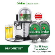 Heineken Blade Party Package: 2 x 8L kegs + Machine