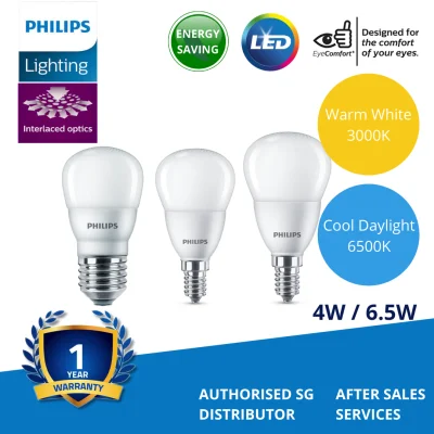 Philips LED Bulb 4W/6.5W E14/E27 3000K/6500K