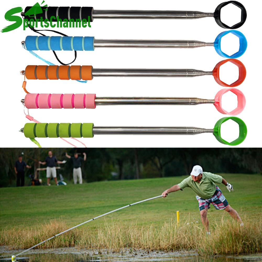 8.86 ft Kính thiên văn Gậy nhặt bóng golf nhặt bóng golf dụng cụ lấy bóng golf mở rộng Gậy nhặt bóng golf cho golfer