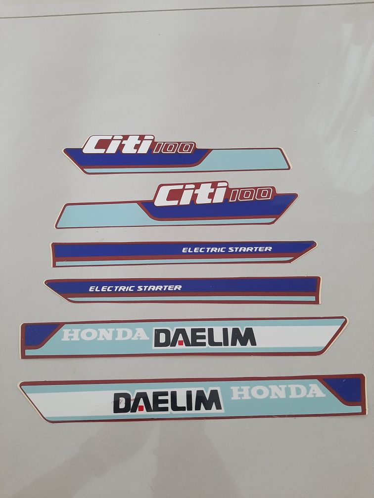 LZD Bộ tem xe citi 100 màu xanh tím hàng xịn cực đẹp
