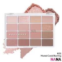 WAKEMAKE Soft Blurring Eye Palette #05 Muted Coral Blurring
