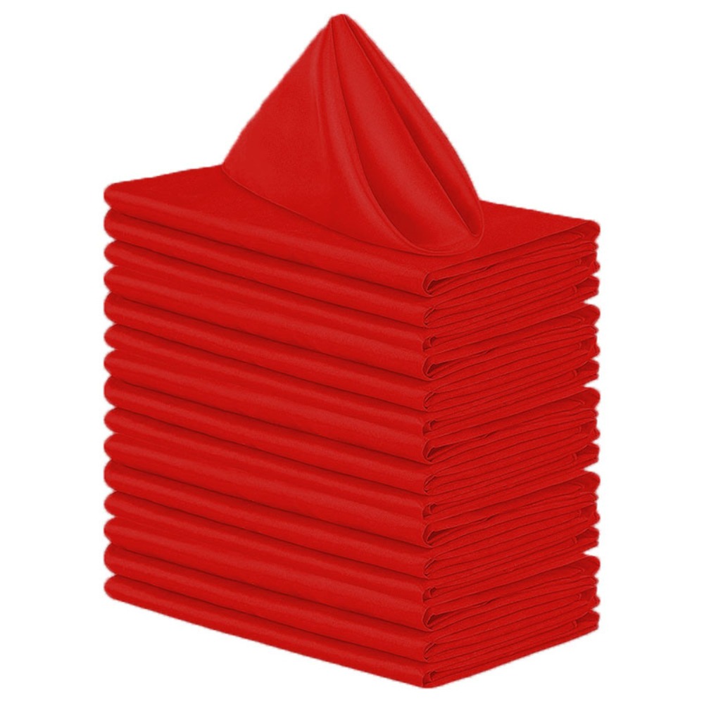 ZM6J3J 10pcs 30x30cm. Khăn ăn satin Có thể giặt được Có thể tái sử dụng Khăn ăn tối Đồ dùng tiệc Mềm mại Khăn ăn bàn sự kiện - 4
