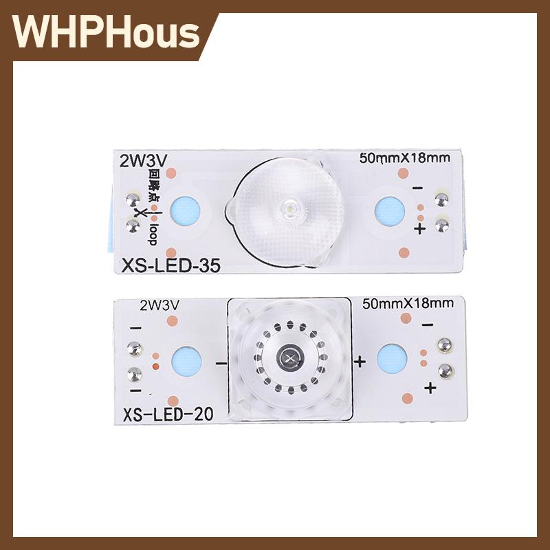 WHPHous 10pcs 3V 6V 2W đèn hạt với Quang len fliter cho 24-108inch TV phổ LED Đèn nền dải sửa chữa TV bảo trì đơn giản