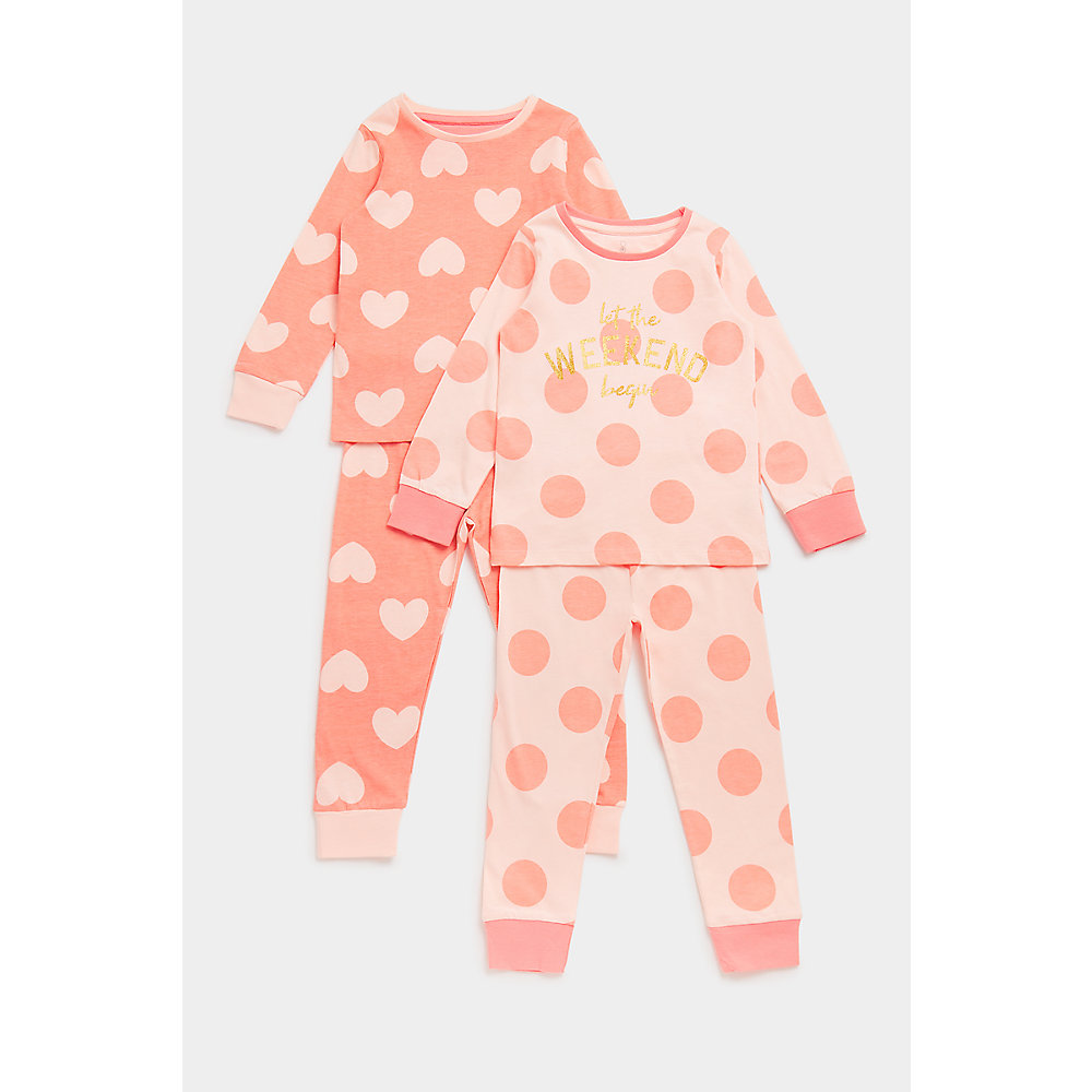Mothercare Pink Weekend Pyjamas - 2 Pack ราคา 1,890 บาท*ส่งฟรี
