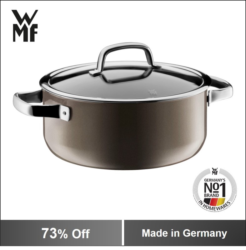 WMF Fusiontec 24cm Low Casserole Dark Brass Singapore