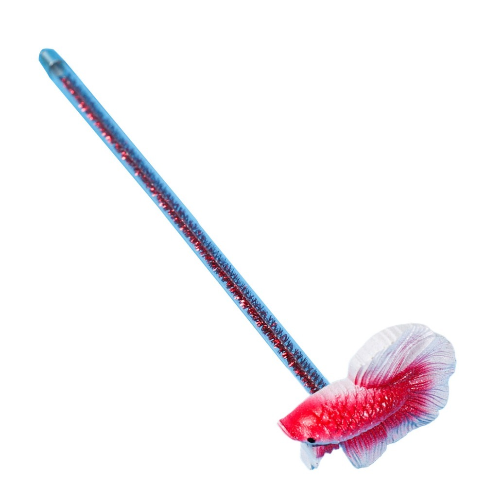 LETIGO Đồ chơi Que Betta mô phỏng Tương tác Nhựa Đồ chơi Đũa tập Betta Hoạt động Bể cá đồ chơi Gậy huấn luyện cá Phụ kiện bể cá - 3