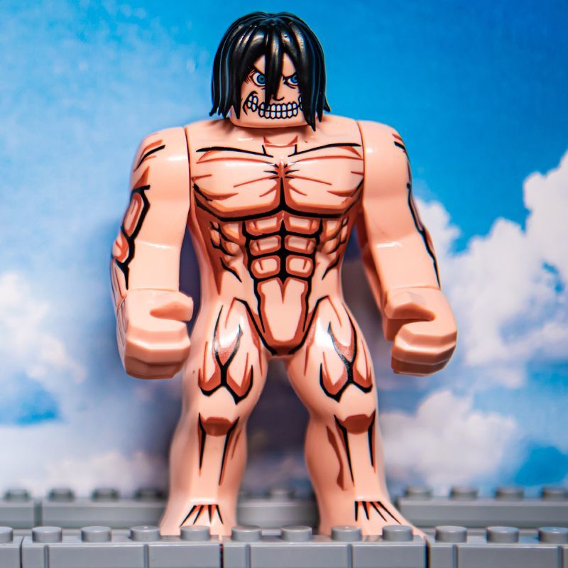 Anime Attack On Titan Building Blocks Little Soldier Levi Allen Puzzle Assembly Toys Compatible With