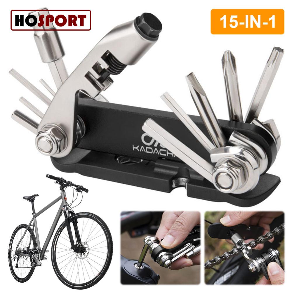 15 Trong 1 Xe Đạp đa công cụ xe đạp Trọng lượng nhẹ Kết Hợp Bộ đồ nghề điện Gỉ Bằng Chứng xe đạp di động Sửa Chữa Phù Hợp Cho dụng cụ khẩn cấp