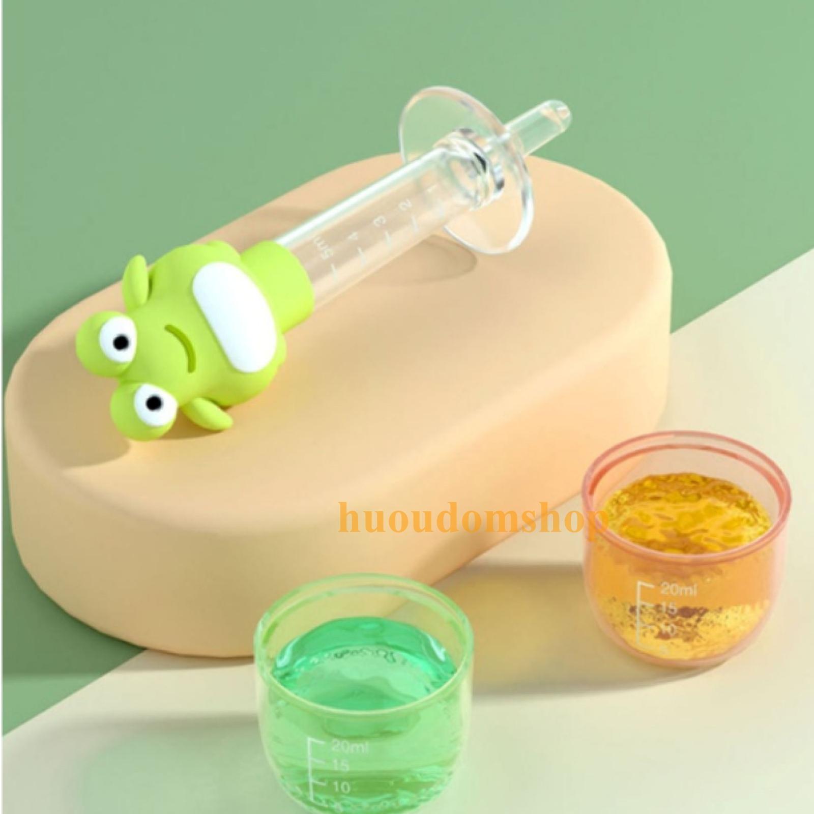 Dụng cụ bón sữa, ống bón có đầu silicon mềm, uống thuốc cho bé chống sặc, huoudomshop