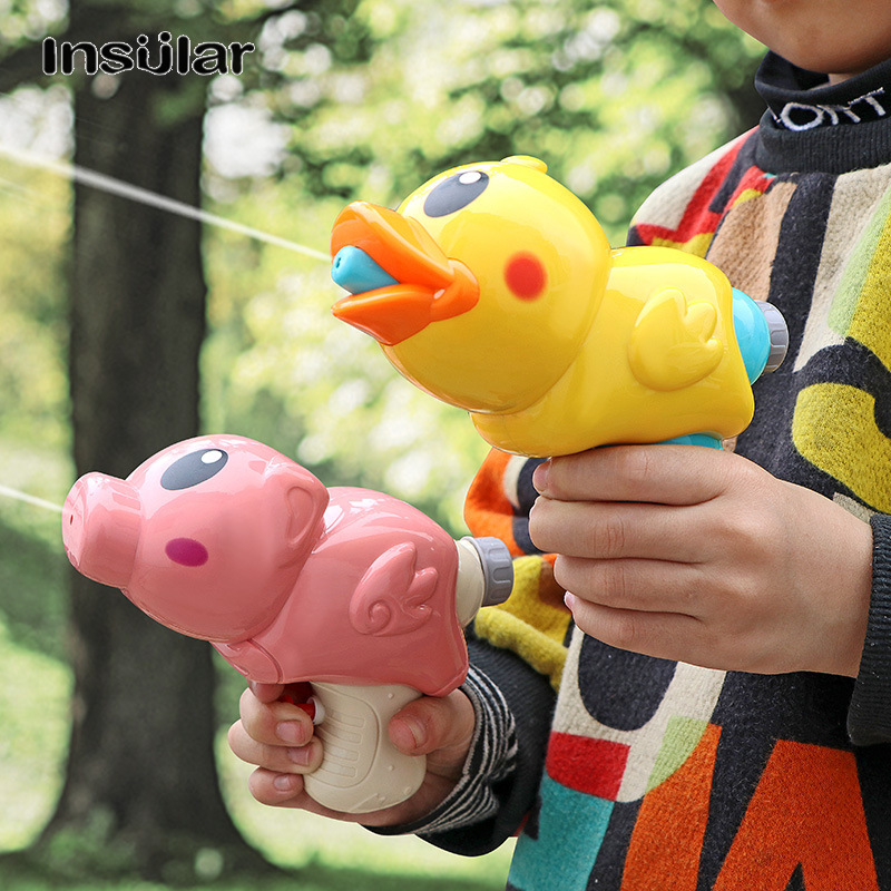 Water gun, little yellow duck, bath toy for boys and girls, large capacity mini water gun, baby water gun ราคา 69 บาท*ส่งฟรี