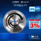 Lưỡi cắt nhôm Bosch đa năng 254x25.4/16mm T120 độ chính xác cao