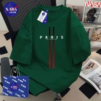 【จัดส่งตลอด 24 ชั่วโมง】🔥NASA ฤดูร้อน ลายตัวอักษร RARlS oversize แขนสั้น ยูนิเซ็กส์ ดีไซน์เก๋ เทรนด์ สีเขียว เสื้อYG1268