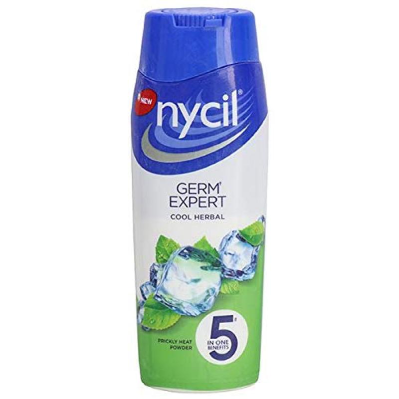 Buy Nycil Germ Expert Cool Herbal Prickly Heat Powder, 150g- 5 In One Benefits Singapore