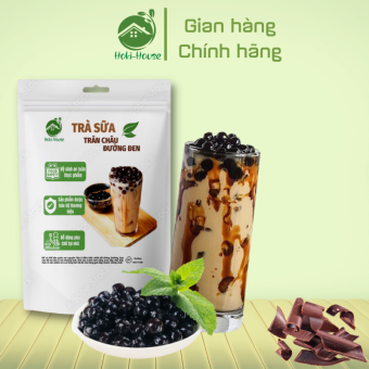 Set trà sữa trân châu đường đen Hoki House nguyên liệu Եà sữa tự pha