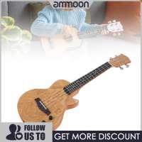 ammoon 23 Inch Electric Ukulele Bluetooth Rechargeable Electric Ukulele Student Practice Instrument with Storage Bag