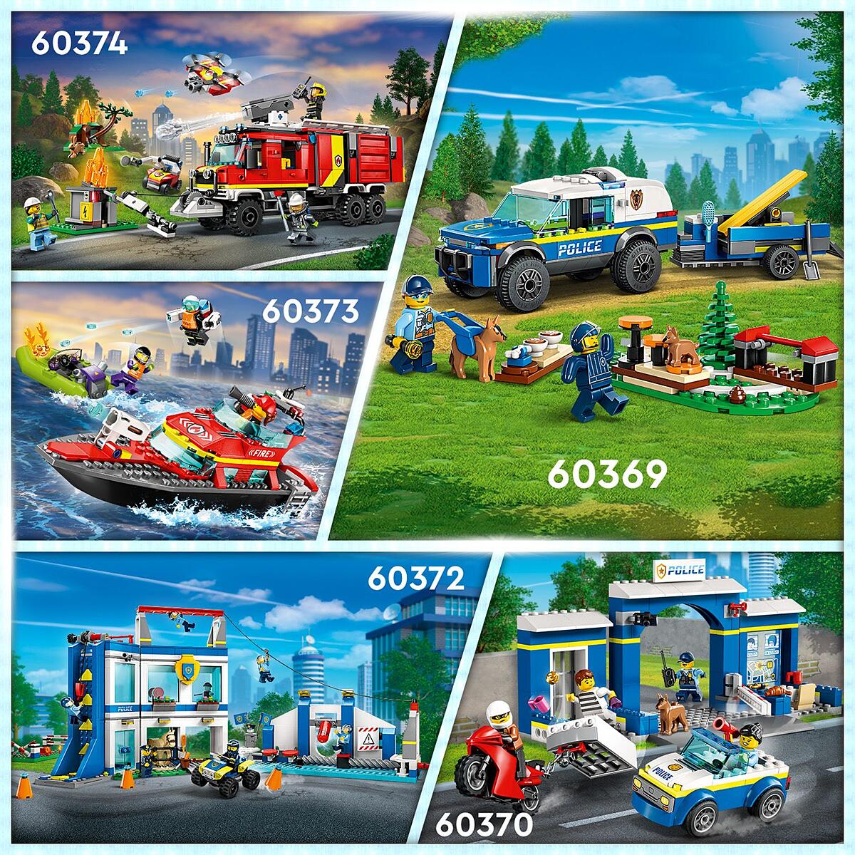 LEGO City 60369 Xe Huấn Luyện Cảnh Khuyển (197 Chi Tiết)