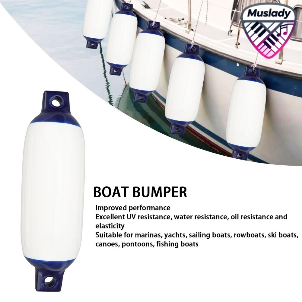 MUSLADY เรือกันชนลดการชนความเสียหาย 4 ชิ้นทนต่อแรงกระแทก Marine Docking กันชน 4.5 X 16in กันน้ำสำหรับเรือแคนูสำหรับเรือยอชท์ ราคา 3,238 บาท*ส่งฟรี