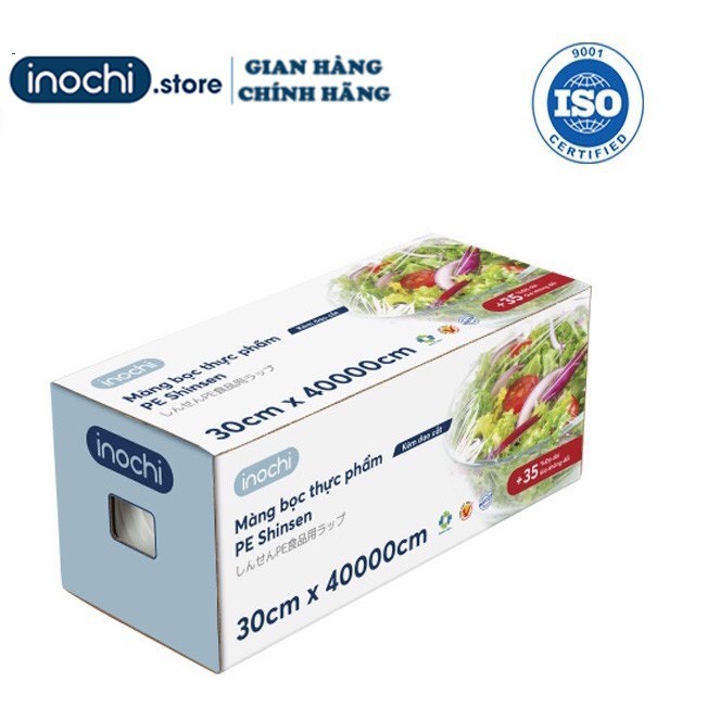 [Mega] Màng bọc thực phẩm PE Shinsen inochi  ( 30 *40.000cm)/( 30* 30.000cm ) giúp bảo quản thực phẩm [inochi.store]