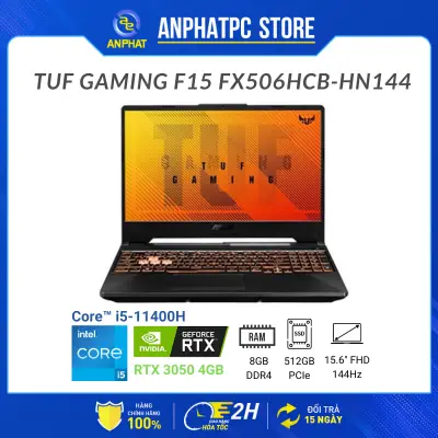 Laptop ASUS TUF Gaming F15 FX506HC-HN144W (Core™ i5-11400H + RTX™ 3050 4GB )